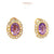Antique Amethyst Diamond 18 Karat Yellow Gold Clip On Earrings Earrings Jack Weir & Sons   