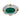 French GIA 13 carat emerald yellow sapphire diamond 18k white gold cocktail ring Ring Jack Weir & Sons