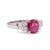 Vintage 1.54 Carat Ruby Diamond Platinum Ring Rings Jack Weir & Sons   