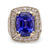 Vintage Tanzanite Diamond 14k White Gold Ring Rings Jack Weir & Sons   