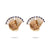 Pair of Mid-Century Diamond Sapphire 18k Yellow Gold Earrings Earrings Jack Weir & Sons   