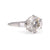 Mid-Century French GIA 3.00 Carat Round Brilliant Cut Diamond Platinum Ring Rings Jack Weir & Sons   