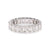 GIA 6.04 Carat Total Weight Diamond 18k White Gold Eternity Band Rings Jack Weir & Sons   