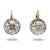 GIA 9.14 Carat Total Weight Diamond 18k Yellow Gold Platinum Earrings