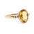 Vintage Austrian Heliodor Diamond 18k Yellow Gold Ring Rings Jack Weir & Sons   