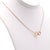 Cartier Diamond 18k Rose Gold Interlocking Love Necklace Necklaces Jack Weir & Sons   