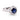 Mid-Century GIA 2.21 Carat Oval Sapphire Diamond 18K White Gold Ring Rings Jack Weir & Sons