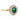 Vintage Inspired Emerald Diamond 18K Yellow Gold Ring Cluster Ring Rings Jack Weir & Sons