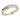 Vintage princess cut diamond 14k white gold band Ring Jack Weir & Sons