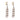 Art Deco inspired 8 carat total weight diamond 18k gold chandelier earrings Earrings Jack Weir & Sons