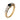 Vintage sapphire diamond 18k yellow gold ring Ring Jack Weir & Sons