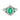 Art Deco style 1.15 carat emerald diamond platinum cocktail ring Ring Jack Weir & Sons
