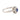 Art Deco sapphire diamond platinum halo ring Ring Jack Weir & Sons