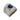 Vintage GIA 2.10 carat sapphire diamond platinum cocktail ring - Mens Rings Jack Weir & Sons