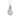 Vintage 1.01 carat pear shape diamond drop 18k white gold necklace Necklaces Jack Weir & Sons
