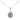 Edwardian 2 carat sapphire diamond 18k white gold and platinum pendant necklace Necklaces Jack Weir & Sons