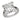 Mauboussin Paris 4.24 carat old European cut diamond platinum ring Ring Mauboussin