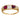 Edwardian diamond ruby 18k yellow gold 5 stone ring Ring Jack Weir & Sons