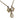 Victorian old pear cut diamond 18k yellow and white gold necklace Necklaces Jack Weir & Sons