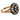 Victorian 2.50 carat total weight diamond 18k rose gold ring Ring Jack Weir & Sons