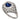 Art Deco style 1.14 carat heart sapphire diamond platinum bombe ring Ring Jack Weir & Sons