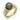 Vintage Tahitian pearl 14k yellow and white gold ring - Mens Rings Jack Weir & Sons