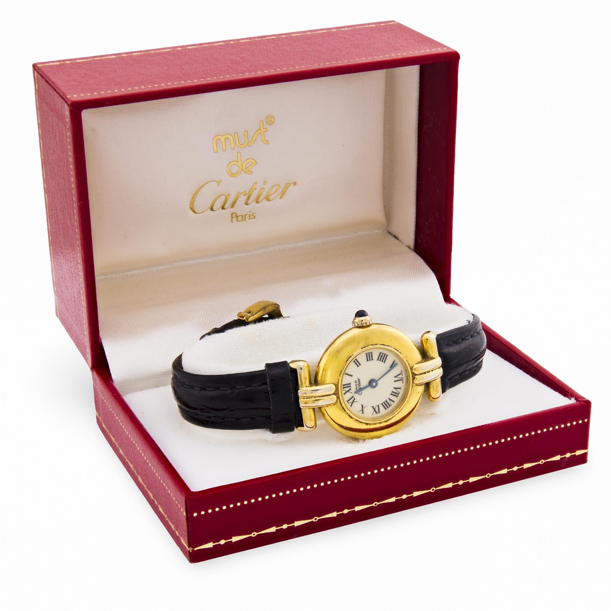 Cartier Paris vintage must vermeil Colisee watch – Jack Weir & Sons