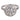 Art Deco style 2.40 carat diamond platinum cluster ring