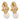 Mid Century pearl diamond 18k yellow gold earrings Earrings Jack Weir & Sons