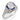 Art Deco GIA 1.52 carat diamond sapphire platinum engagement ring Rings Jack Weir & Sons