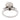 Art Deco GIA pearl diamond platinum ring