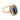 Edwardian GIA 2.40 carat no heat sapphire diamond 18k yellow gold cluster ring Rings Jack Weir & Sons