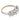 Vintage 1.70 carat diamond 18k white gold floral ring Jack Weir & Sons