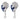 Mid Century 8.00 carat diamond synthetic sapphire diamond platinum earrings Earrings Jack Weir & Sons