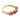 Vintage carré cut pink tourmaline 14K yellow gold 5 stone ring Rings Jack Weir & Sons