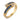 Vintage sapphire diamond 18k yellow gold bypass ring Rings Jack Weir & Sons