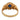 Vintage sapphire diamond 18k yellow gold ring Rings Jack Weir & Sons