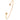 Contemporary white and yellow diamond 18k yellow gold bangle bracelet