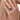 Vintage GIA 2.84 carat no heat pink sapphire diamond white gold ballerina ring Rings Jack Weir & Sons