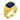 Edwardian GIA 5.75 carat Ceylon sapphire 18k yellow gold ring