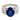 Mid Century GIA 4.30 carat Ceylon sapphire diamond platinum three stone ring Rings Jack Weir & Sons