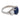 Mid Century GIA 4.30 carat Ceylon sapphire diamond platinum three stone ring Rings Jack Weir & Sons