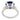 Mid Century GIA 5.45 carat Ceylon sapphire diamond platinum ring