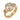 Vintage GIA 3.52 carat old mine cut diamond 18k yellow gold trilogy ring