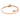 Victorian old European cut diamond 14k rose gold Toi et Moi bangle