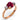 Victorian GIA 2.50 carat Burma no heat ruby diamond 18k yellow gold ring Rings Jack Weir & Sons