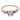Art Deco diamond 14k yellow gold and platinum engagement ring