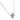 Mid Century diamond 18k white gold star of David necklace