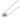 Mid Century diamond 18k white gold star of David necklace