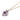 Vintage amethyst diamond 14k yellow gold platinum heart necklace Necklaces Jack Weir & Sons